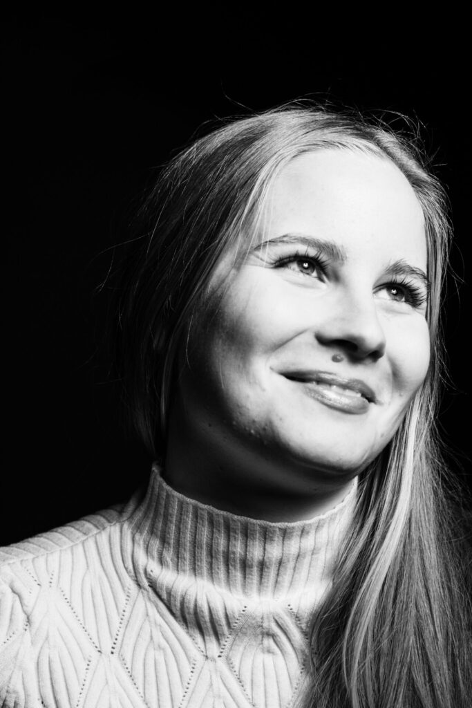 Stieler Fotografie Portrait Schwarz Weiß Frau