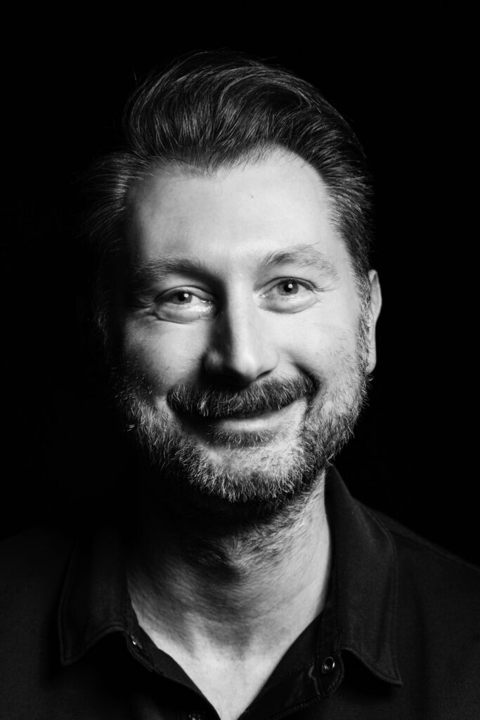 Stieler Fotografie Portrait schwarz Weiß Mann